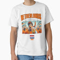 Dutch Fans Euro24, sausage on a Fork. Netherlands by Get-Forked Unisex T-shirt, Sweatshirt, Hoodie, Long Sleeve Tee - T-Shirt, Sweatshirt, Hoodie