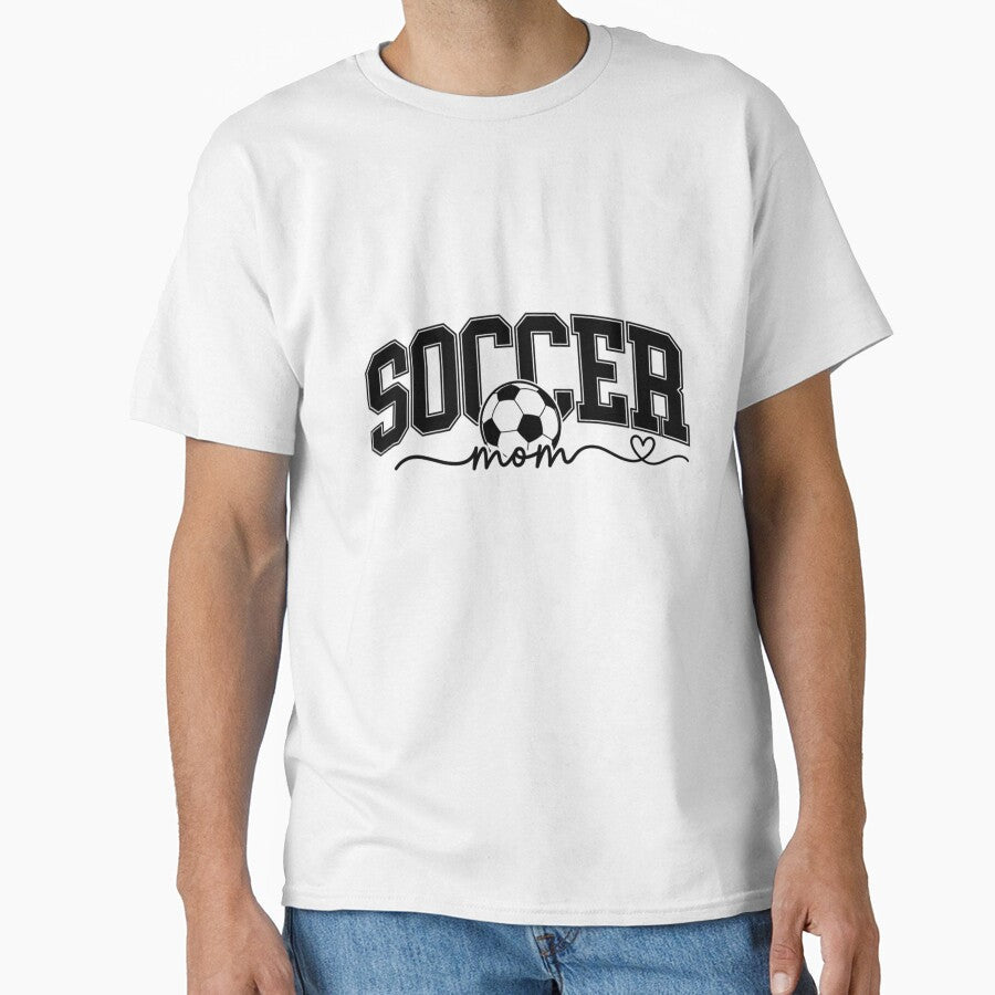 Soccer Mom by Ruonalin Unisex T-shirt, Sweatshirt, Hoodie, Long Sleeve Tee - T-Shirt, Sweatshirt, Hoodie