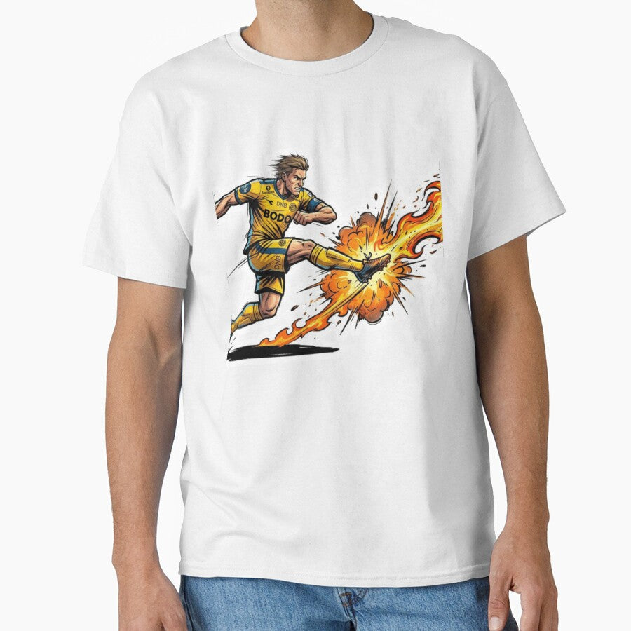 BODO Fire Goal Football Sticker by Imaginarium of Chaos falcon88 Unisex T-shirt, Sweatshirt, Hoodie, Long Sleeve Tee - T-Shirt, Sweatshirt, Hoodie