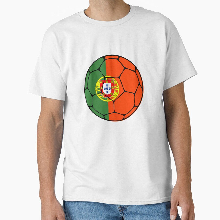 Portugal Soccer Ball by ehgraphics15 Unisex T-shirt, Sweatshirt, Hoodie, Long Sleeve Tee - T-Shirt, Sweatshirt, Hoodie