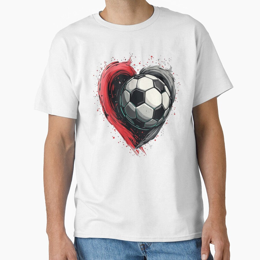 soccer heart by jkrphoto Unisex T-shirt, Sweatshirt, Hoodie, Long Sleeve Tee - T-Shirt, Sweatshirt, Hoodie