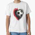 soccer heart by jkrphoto Unisex T-shirt, Sweatshirt, Hoodie, Long Sleeve Tee - T-Shirt, Sweatshirt, Hoodie