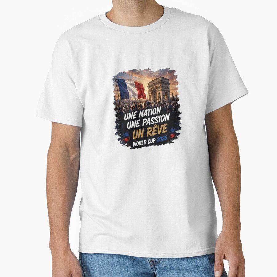 France Ready for World Cup 2026 by Pixanova Unisex T-shirt, Sweatshirt, Hoodie, Long Sleeve Tee - T-Shirt, Sweatshirt, Hoodie