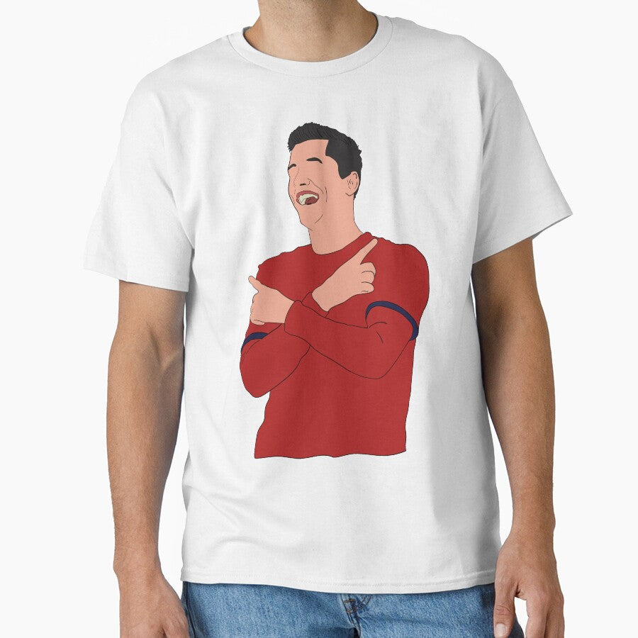 Robert Lewandowski Bayern Goal Celebration by PiscesVibes Unisex T-shirt, Sweatshirt, Hoodie, Long Sleeve Tee - T-Shirt, Sweatshirt, Hoodie