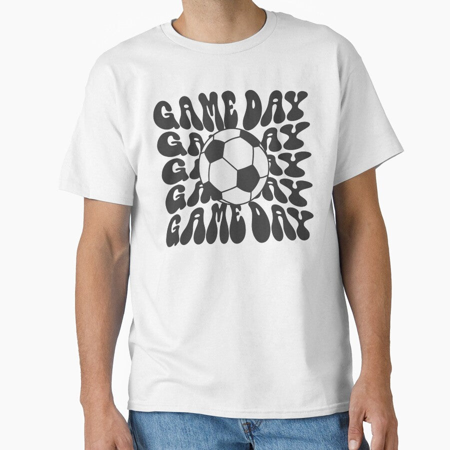 Game day soccer T-Shirt by hobbybox Unisex T-shirt, Sweatshirt, Hoodie, Long Sleeve Tee - T-Shirt, Sweatshirt, Hoodie