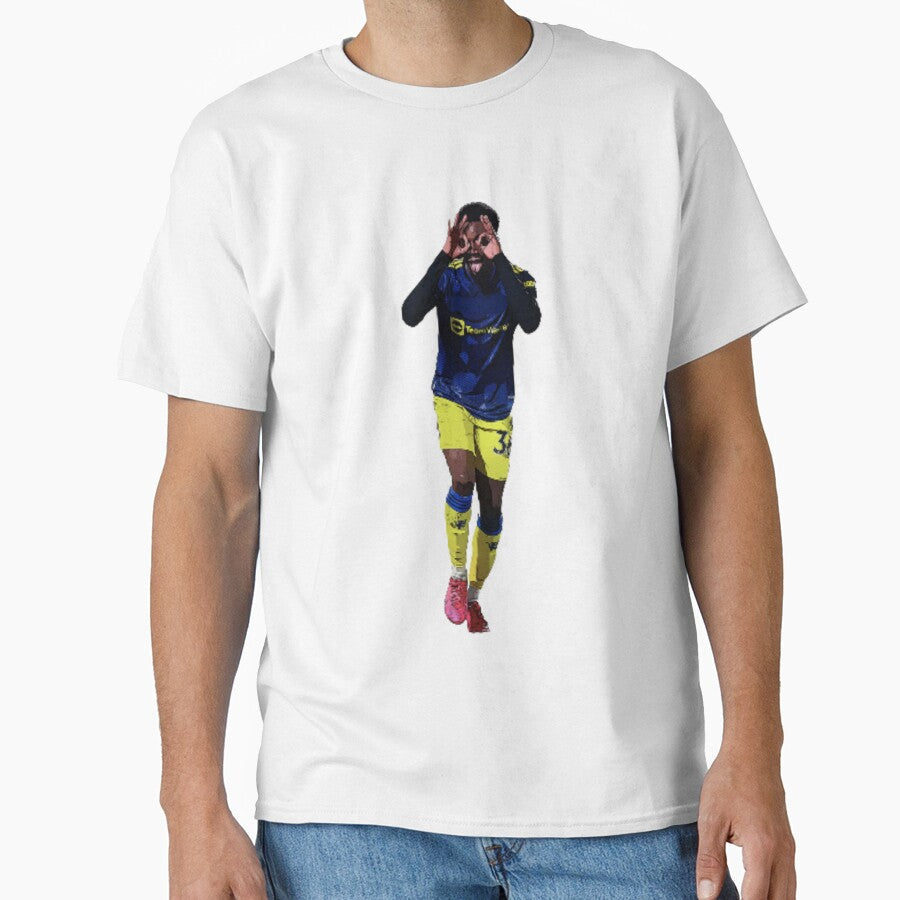Anthony Elanga Goal Celebration by ijdesigns Unisex T-shirt, Sweatshirt, Hoodie, Long Sleeve Tee - T-Shirt, Sweatshirt, Hoodie