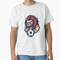 England Lion Soccer Graphic | 2026 English Football Fan Design | Bold National Pride Style by YASboutik - T-Shirt, Sweatshirt, Hoodie