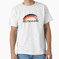 Germany Football Fan Supporter T-Shirt Design by Retr0Tshirts Unisex T-shirt, Sweatshirt, Hoodie, Long Sleeve Tee - T-Shirt, Sweatshirt, Hoodie