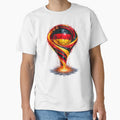 Germany Football Tornado: Black Red Gold Vortex Art by FunToTheFullest Unisex T-shirt, Sweatshirt, Hoodie, Long Sleeve Tee - T-Shirt, Sweatshirt, Hoodie