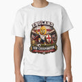 England Crisp Knight Football Mascot Sticker | Sir Crispington Soccer Fan Design by Snackwave Ninety - T-Shirt, Sweatshirt, Hoodie