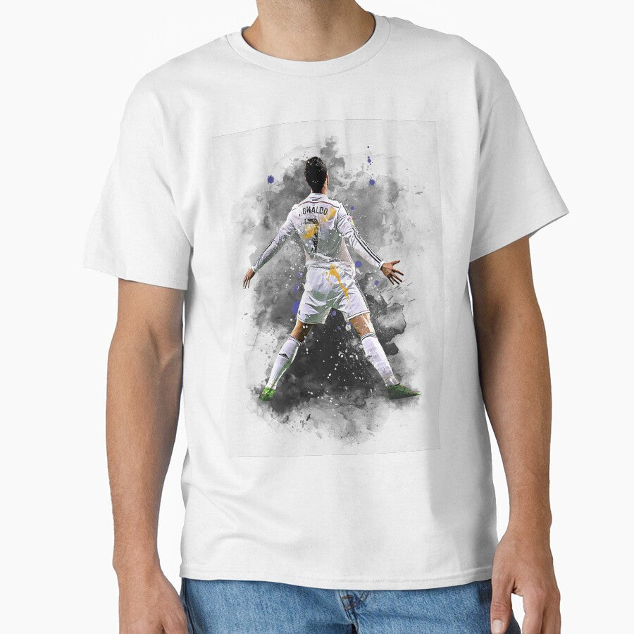 Cristiano Ronaldo 7 by AronArtGallery Unisex T-shirt, Sweatshirt, Hoodie, Long Sleeve Tee - T-Shirt, Sweatshirt, Hoodie