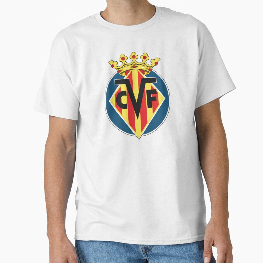 Villarreal CF Logo  Yellow Submarine Football Club Emblem by RAVisuals Unisex T-shirt, Sweatshirt, Hoodie, Long Sleeve Tee - T-Shirt, Sweatshirt, Hoodie