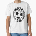 soccer dad father soccer ball graphic logo club by AndreMi Unisex T-shirt, Sweatshirt, Hoodie, Long Sleeve Tee - T-Shirt, Sweatshirt, Hoodie