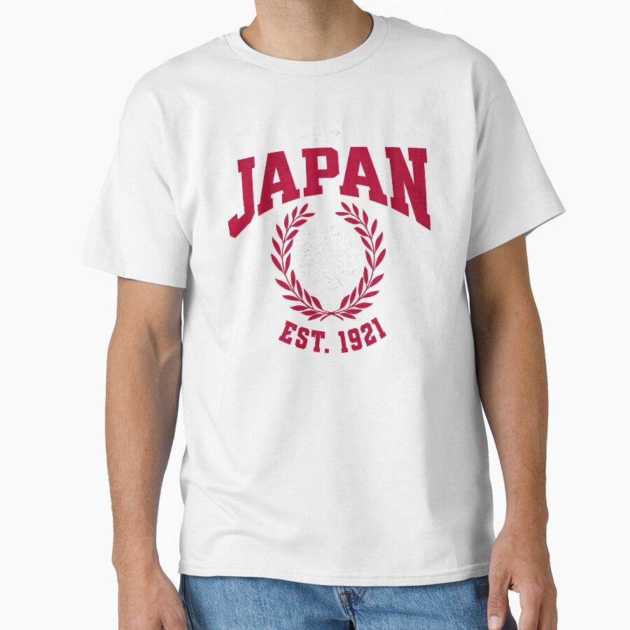 Japan Football - Vintage National Pride Varsity by NiceTeeClub Unisex T-shirt, Sweatshirt, Hoodie, Long Sleeve Tee - T-Shirt, Sweatshirt, Hoodie