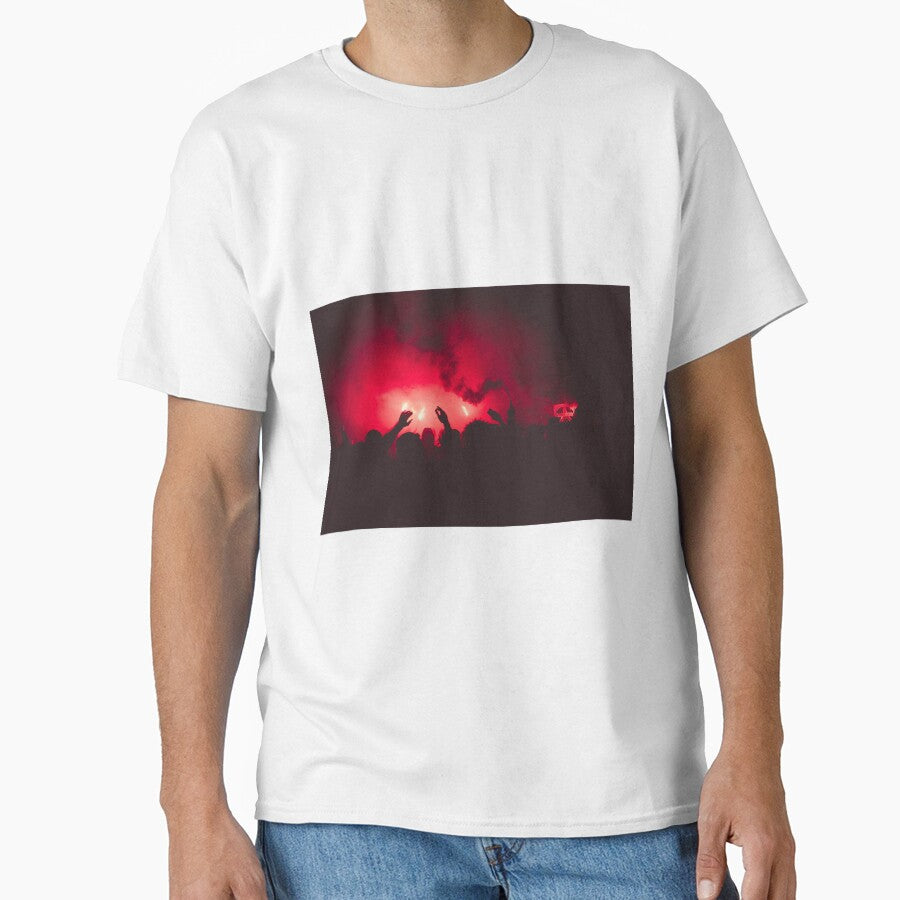 Football Ultras - Soccer Supportes with Flares by ijdesigns Unisex T-shirt, Sweatshirt, Hoodie, Long Sleeve Tee - T-Shirt, Sweatshirt, Hoodie