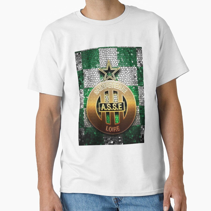 Former logo of AS Saint Etienne gold by traceh-erndon Unisex T-shirt, Sweatshirt, Hoodie, Long Sleeve Tee - T-Shirt, Sweatshirt, Hoodie