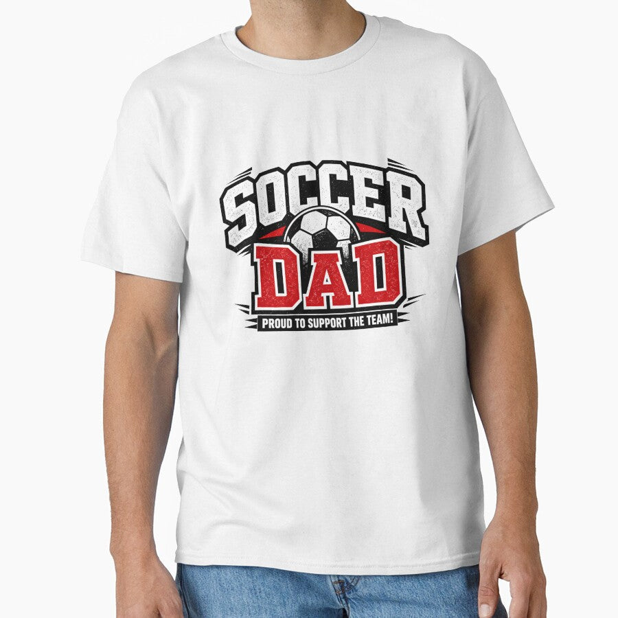 Soccer Dad by MimsTees Unisex T-shirt, Sweatshirt, Hoodie, Long Sleeve Tee - T-Shirt, Sweatshirt, Hoodie