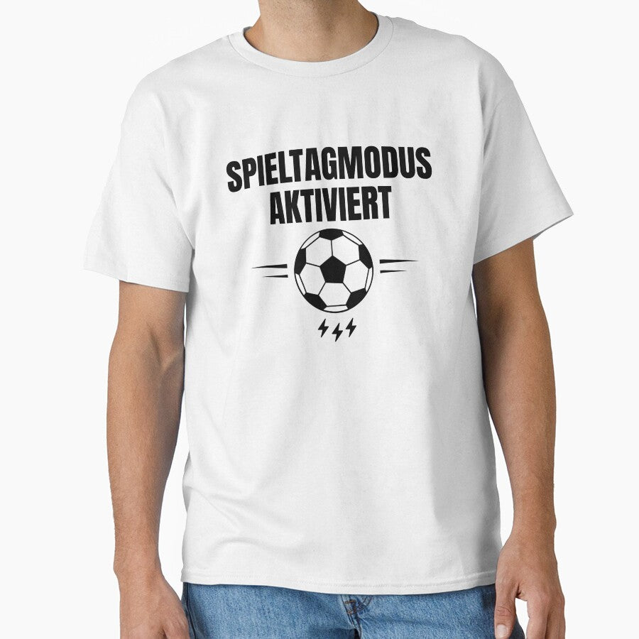 Football quote Matchday mode activated by Kreativa1 Unisex T-shirt, Sweatshirt, Hoodie, Long Sleeve Tee - T-Shirt, Sweatshirt, Hoodie