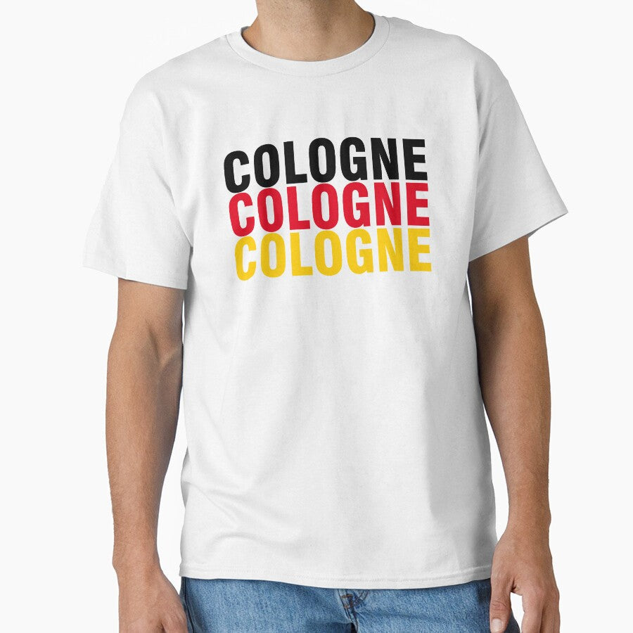 Cologne - germany flag by Urosek Unisex T-shirt, Sweatshirt, Hoodie, Long Sleeve Tee - T-Shirt, Sweatshirt, Hoodie