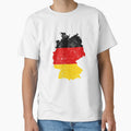 Germany Flag Map tshirt distressed vintage by farhanhafeez Unisex T-shirt, Sweatshirt, Hoodie, Long Sleeve Tee - T-Shirt, Sweatshirt, Hoodie