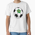 Brazilian Soccer Passion Brazil Flag by The Junto Shop Unisex T-shirt, Sweatshirt, Hoodie, Long Sleeve Tee - T-Shirt, Sweatshirt, Hoodie