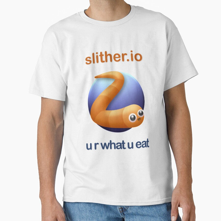 Slither.io - u r what u eat by MiE Designs Unisex T-shirt, Sweatshirt, Hoodie, Long Sleeve Tee - T-Shirt, Sweatshirt, Hoodie
