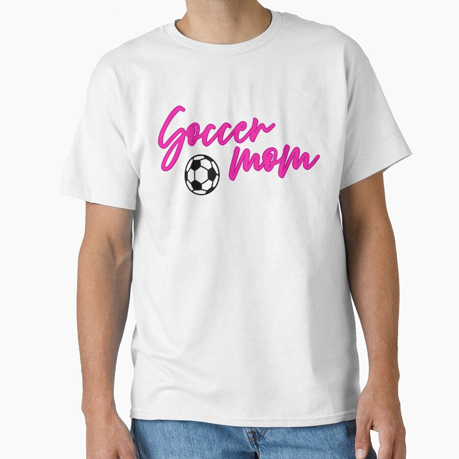 Soccer Mom - Pink by sillyjess Unisex T-shirt, Sweatshirt, Hoodie, Long Sleeve Tee - T-Shirt, Sweatshirt, Hoodie