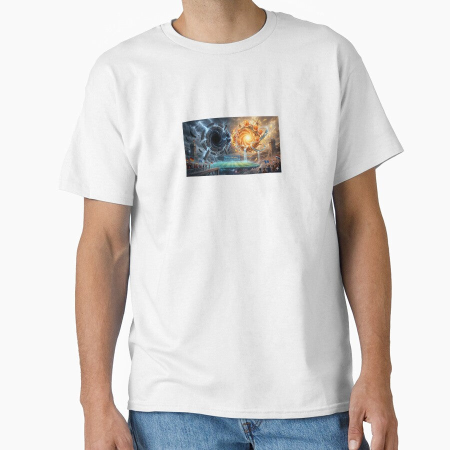 Germany vs Netherlands Collision of Legends Sticker  Thunder Vortex Orange Tulip World Cup 2026 Soccer Decal by VikrantCreative - T-Shirt, Sweatshirt, Hoodie