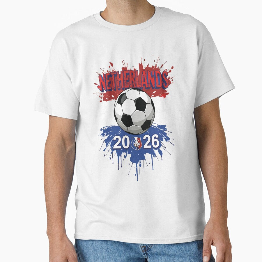 Netherlands 2026 Soccer Lion - Dutch Pride Football Design by Krasnovaovaova Unisex T-shirt, Sweatshirt, Hoodie, Long Sleeve Tee - T-Shirt, Sweatshirt, Hoodie