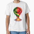 Portugal Football Tornado: Green and Red Vortex Art by FunToTheFullest Unisex T-shirt, Sweatshirt, Hoodie, Long Sleeve Tee - T-Shirt, Sweatshirt, Hoodie