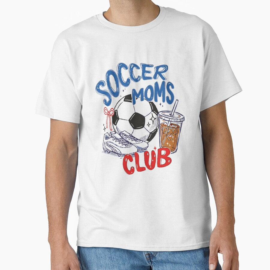 Soccer Moms Club by Nemethadrian Unisex T-shirt, Sweatshirt, Hoodie, Long Sleeve Tee - T-Shirt, Sweatshirt, Hoodie