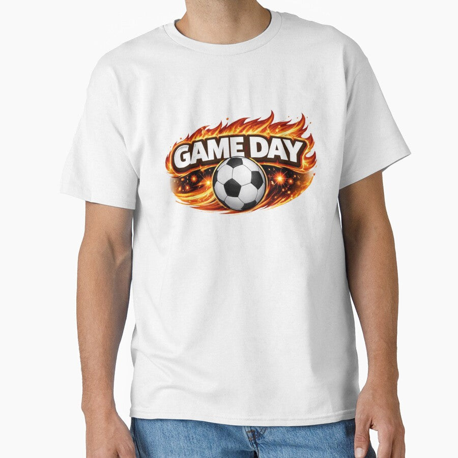 Game Day Fire Design by annenambiro Unisex T-shirt, Sweatshirt, Hoodie, Long Sleeve Tee - T-Shirt, Sweatshirt, Hoodie