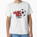 Soccer Game Day Y'all by Leslie Graves Unisex T-shirt, Sweatshirt, Hoodie, Long Sleeve Tee - T-Shirt, Sweatshirt, Hoodie
