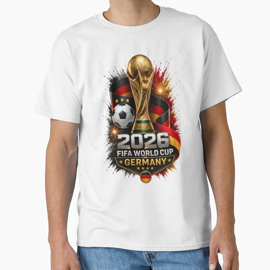 Germany 2026 Football Fan ArtworkGermany football by Retro Arabica Unisex T-shirt, Sweatshirt, Hoodie, Long Sleeve Tee - T-Shirt, Sweatshirt, Hoodie