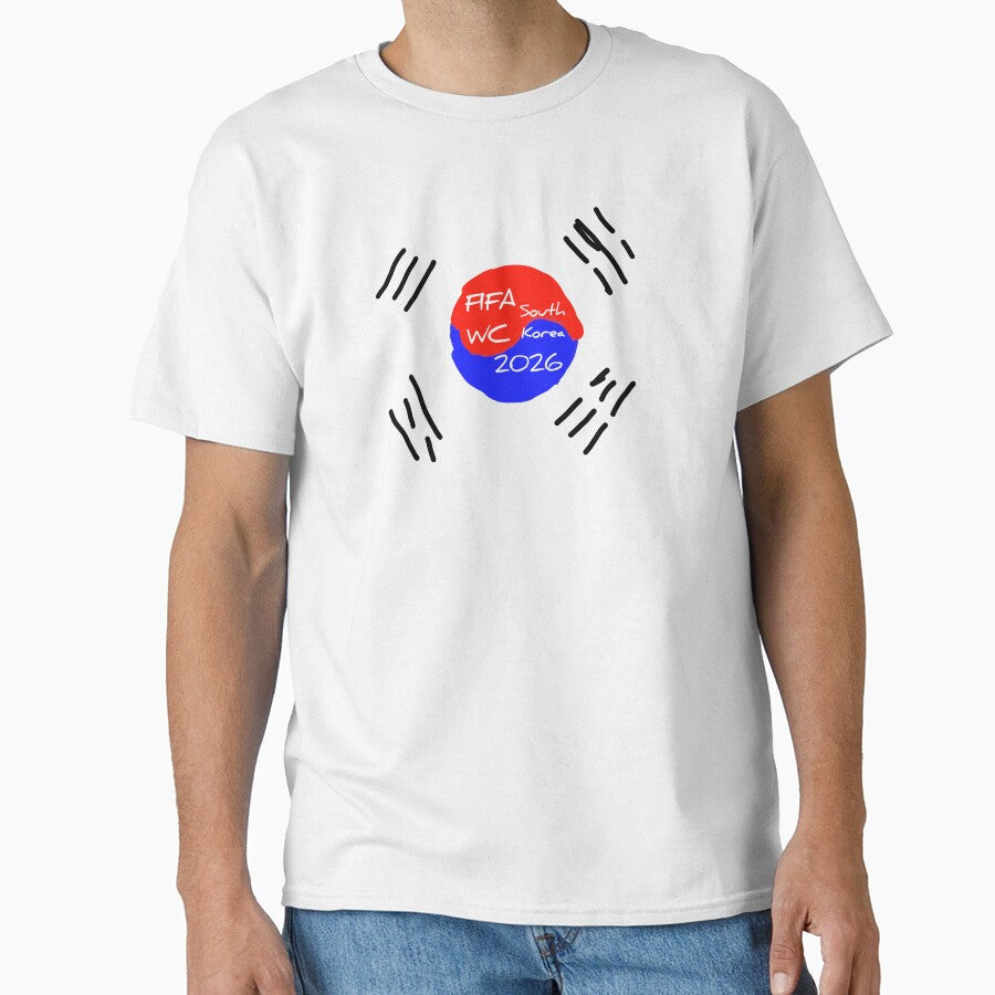 South Korea FIFA WC 2026 by Simplty Unisex T-shirt, Sweatshirt, Hoodie, Long Sleeve Tee - T-Shirt, Sweatshirt, Hoodie