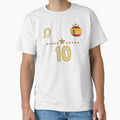 Number 10 Spain Soccer National Team Sport Jersey Fan Design by TroisRois Unisex T-shirt, Sweatshirt, Hoodie, Long Sleeve Tee - T-Shirt, Sweatshirt, Hoodie