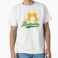 Retro Australia Soccer Skyline Football Fan Graphic by Imaginationbeyond Unisex T-shirt, Sweatshirt, Hoodie, Long Sleeve Tee - T-Shirt, Sweatshirt, Hoodie
