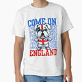 Come On England Bulldog Mascot by McThingummy Unisex T-shirt, Sweatshirt, Hoodie, Long Sleeve Tee - T-Shirt, Sweatshirt, Hoodie