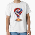 Croatia Football Tornado: Red and White Checkerboard Art by FunToTheFullest Unisex T-shirt, Sweatshirt, Hoodie, Long Sleeve Tee - T-Shirt, Sweatshirt, Hoodie