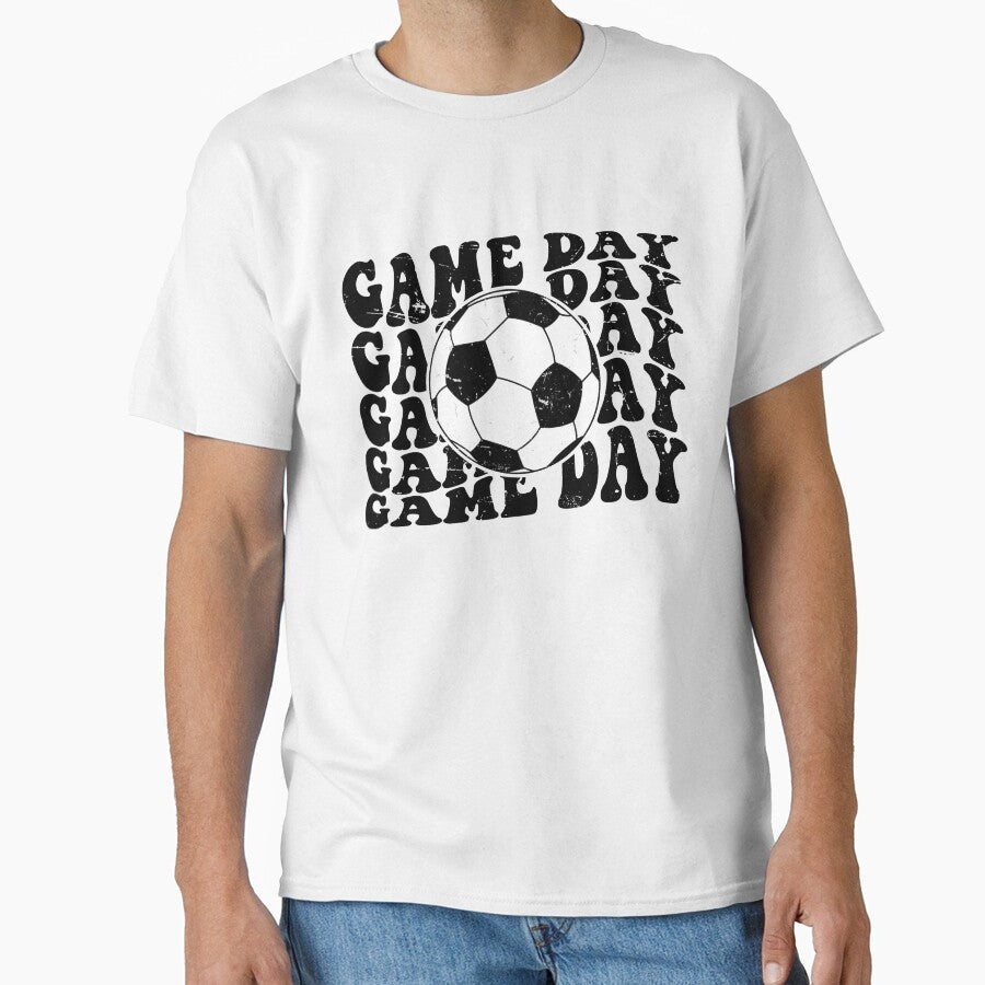 Distressed Soccer Ball Game Day Football Sports by XuanhieuBp Unisex T-shirt, Sweatshirt, Hoodie, Long Sleeve Tee - T-Shirt, Sweatshirt, Hoodie