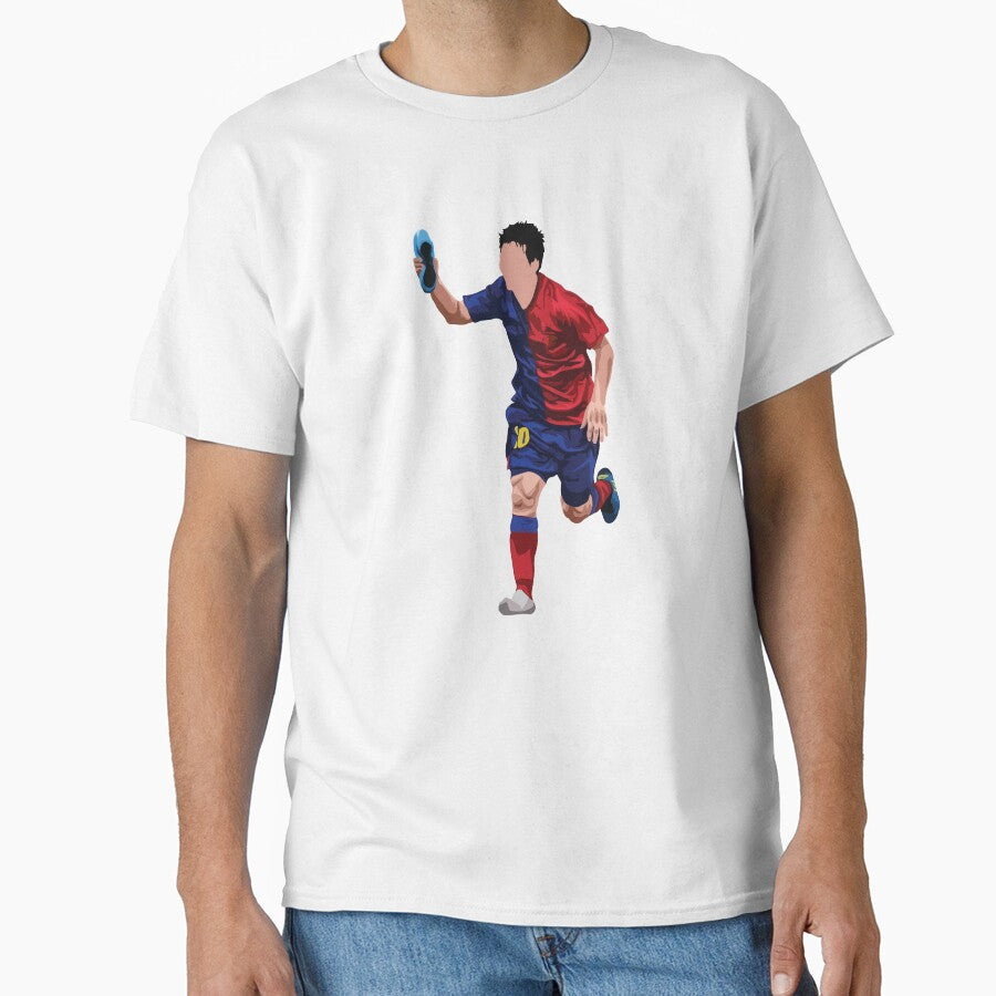 Messi Goal UCL Final 2009 by Lara Samuel Unisex T-shirt, Sweatshirt, Hoodie, Long Sleeve Tee - T-Shirt, Sweatshirt, Hoodie