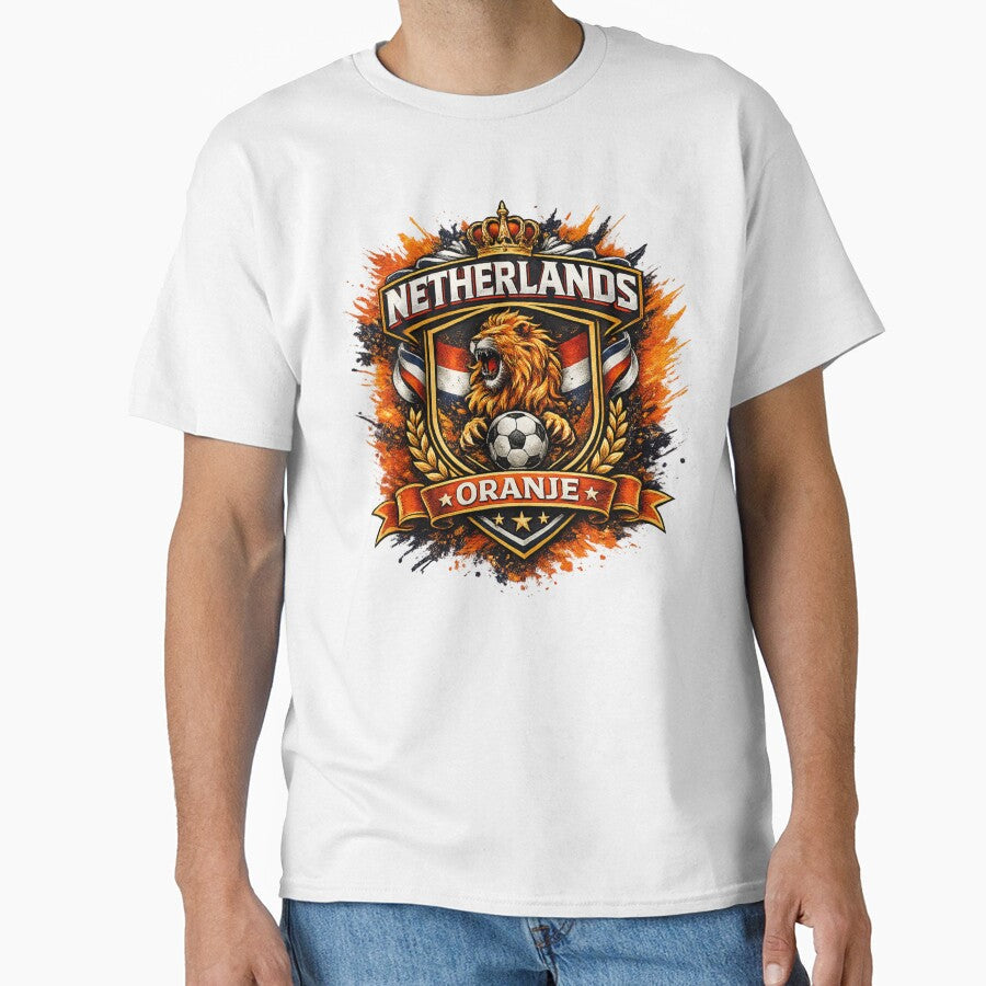Netherlands Oranje Football Fan Design by EMYWAMZGLOBAL Unisex T-shirt, Sweatshirt, Hoodie, Long Sleeve Tee - T-Shirt, Sweatshirt, Hoodie