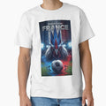 France Les Bleus Soccer 2026 Aggressive Rooster Urban Art by Aram250 Unisex T-shirt, Sweatshirt, Hoodie, Long Sleeve Tee - T-Shirt, Sweatshirt, Hoodie