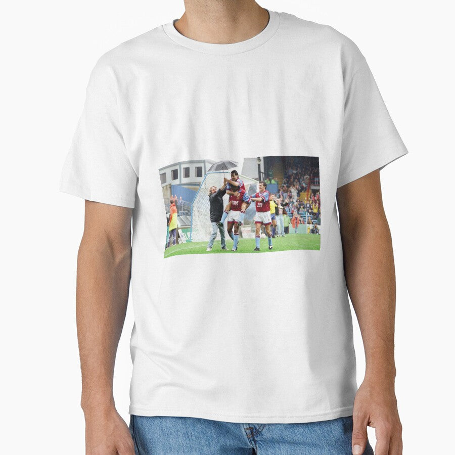 Dalian Atkinson, Umbrella Goal Celebration by Fligymajig2002 Unisex T-shirt, Sweatshirt, Hoodie, Long Sleeve Tee - T-Shirt, Sweatshirt, Hoodie