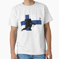 Finland Ice Hockey Silhouette Celebration by CanvasTee Unisex T-shirt, Sweatshirt, Hoodie, Long Sleeve Tee - T-Shirt, Sweatshirt, Hoodie