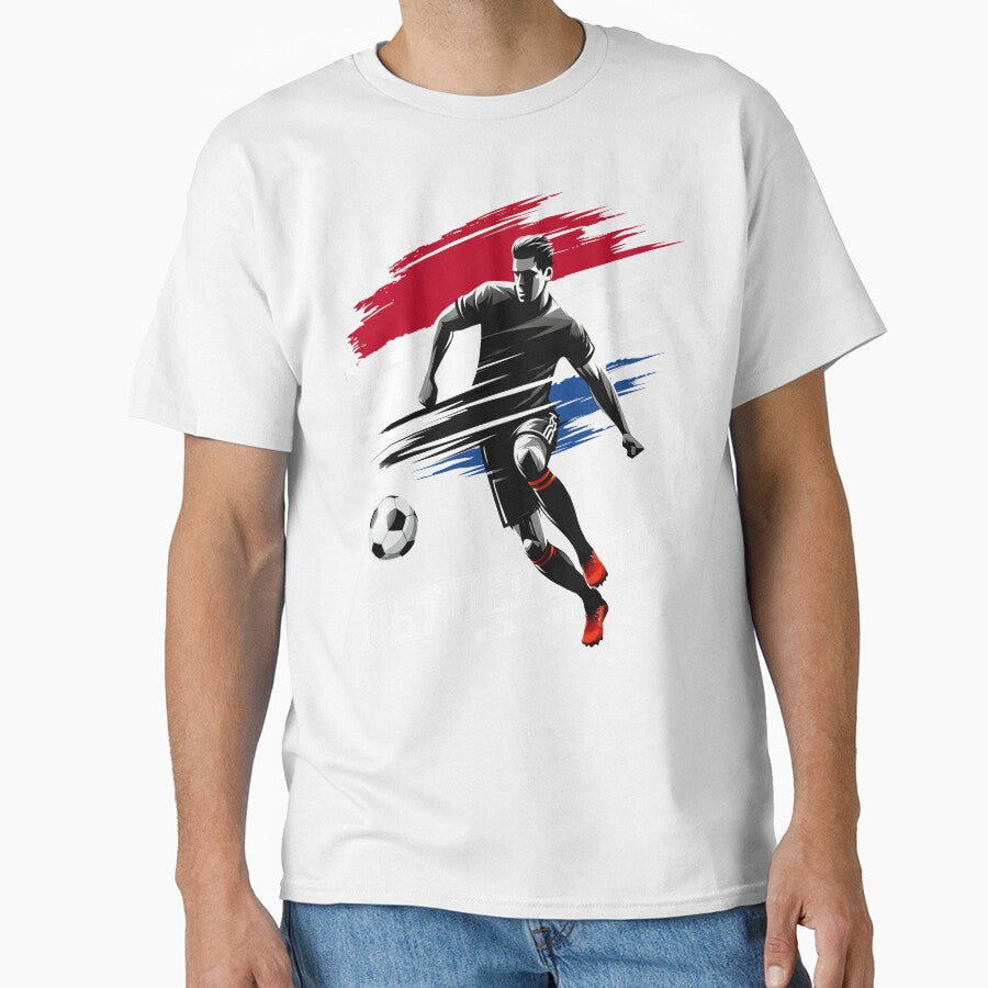 Football Soccer Netherlands Holland Dutch Flag Banner Player by Infinitee8hirts Unisex T-shirt, Sweatshirt, Hoodie, Long Sleeve Tee - T-Shirt, Sweatshirt, Hoodie