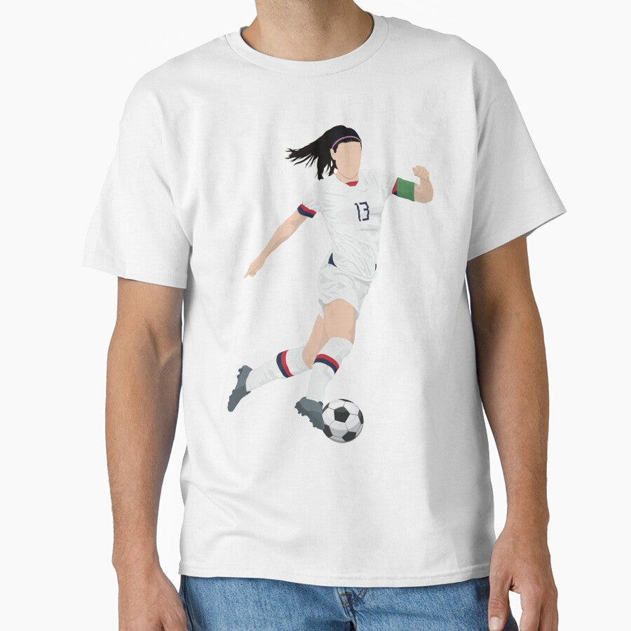 Female Soccer Player by nikolaj1301 Unisex T-shirt, Sweatshirt, Hoodie, Long Sleeve Tee - T-Shirt, Sweatshirt, Hoodie