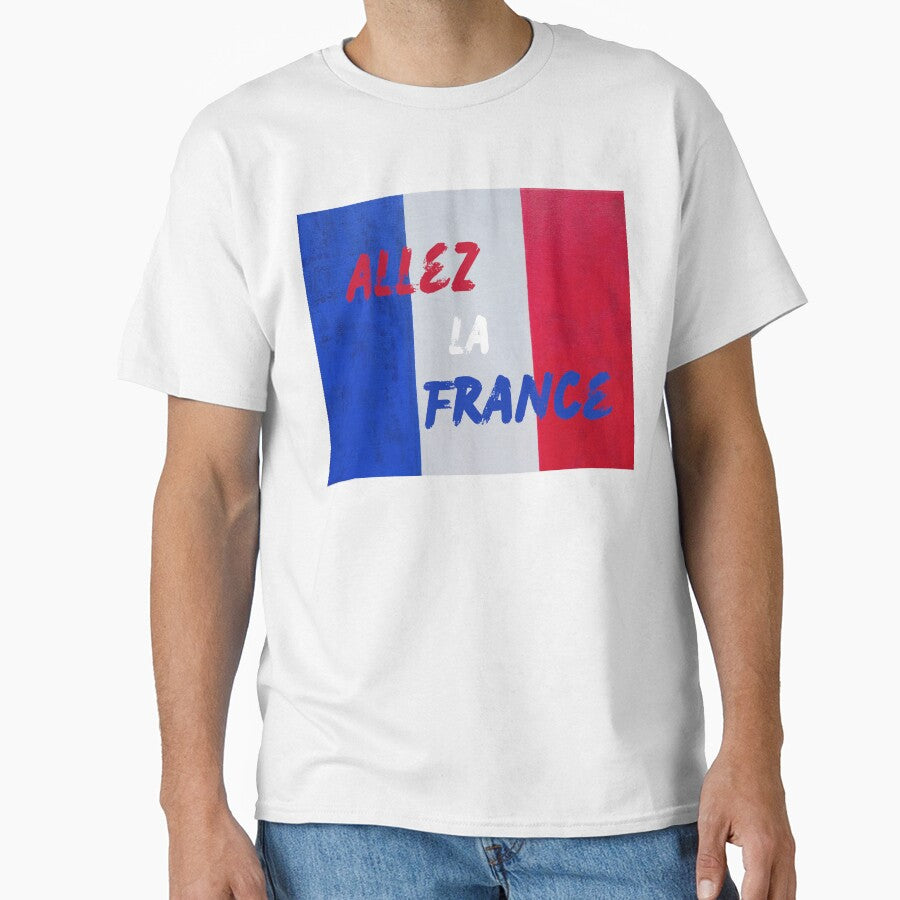 Allez la France | Bleu Blanc Rouge by FABOArt Unisex T-shirt, Sweatshirt, Hoodie, Long Sleeve Tee - T-Shirt, Sweatshirt, Hoodie