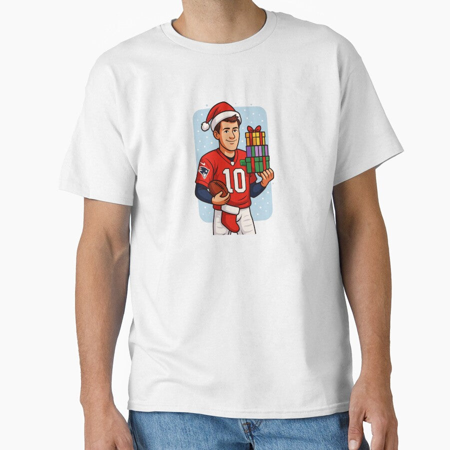 Drake Maye New England Christmas by DevinBooker18x Unisex T-shirt, Sweatshirt, Hoodie, Long Sleeve Tee - T-Shirt, Sweatshirt, Hoodie