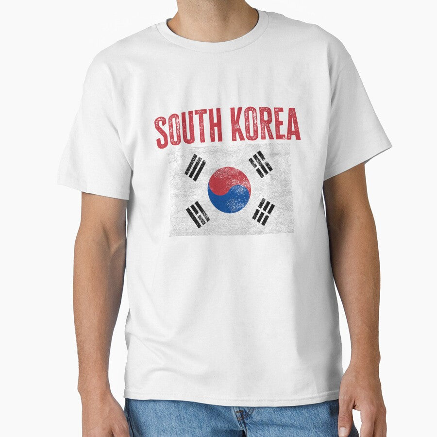 South Korea by JohnMillDesigns Unisex T-shirt, Sweatshirt, Hoodie, Long Sleeve Tee - T-Shirt, Sweatshirt, Hoodie